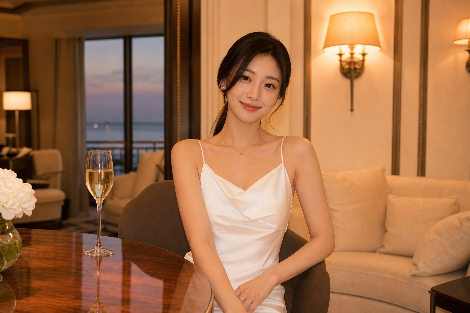 해운대 룸싸롱 안내에 쓰는 AI 생성 대표 이미지 — 실제 업소·직원 사진이 아닙니다